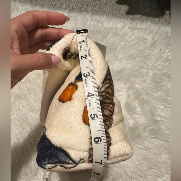 NWT SAINT LAURENT Loulou Puffer Shoulder Bag Quilted Printed Terry Cloth Small - Picture 16 of 16